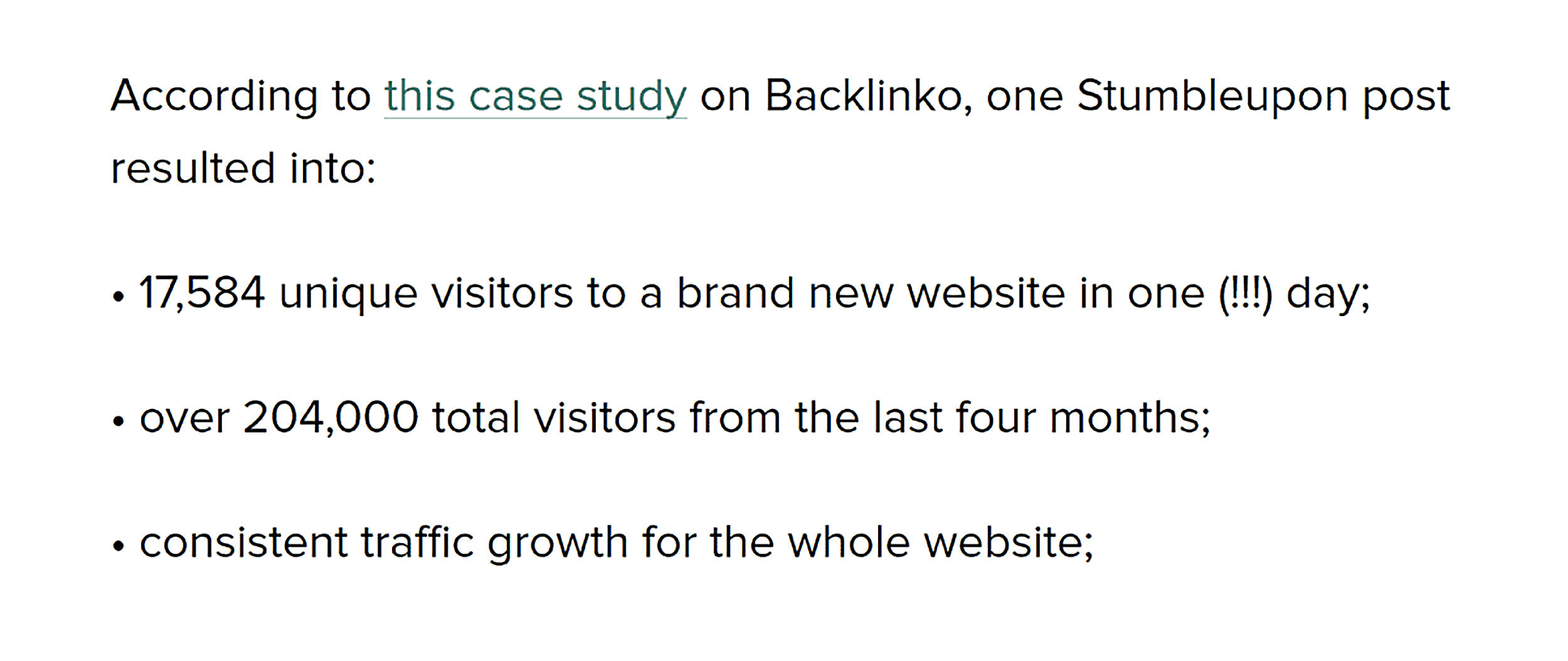 Backlinko case study – Stumbleupon post Backlinko case study – Stumbleupon post