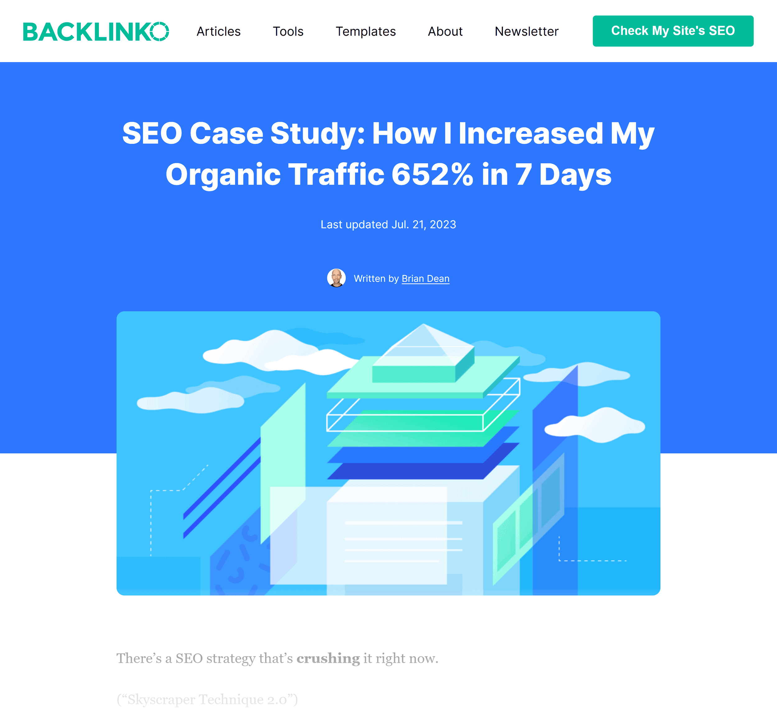 Backlinko Skyscraper Technique 2.0 Backlinko Skyscraper Technique 2.0