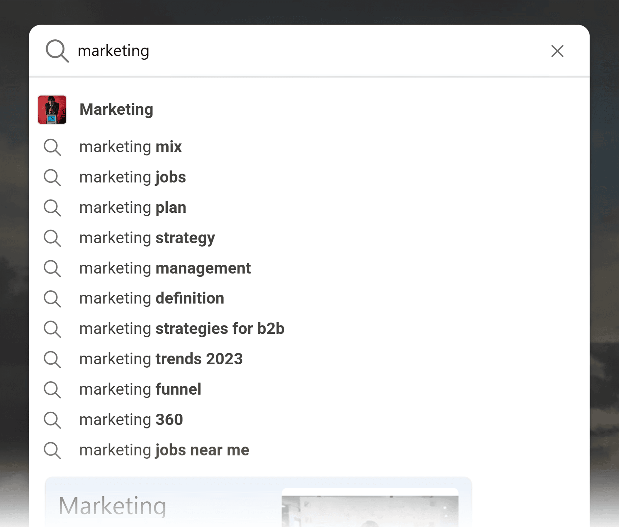 Bing Suggest – Marketing Bing Suggest – Marketing