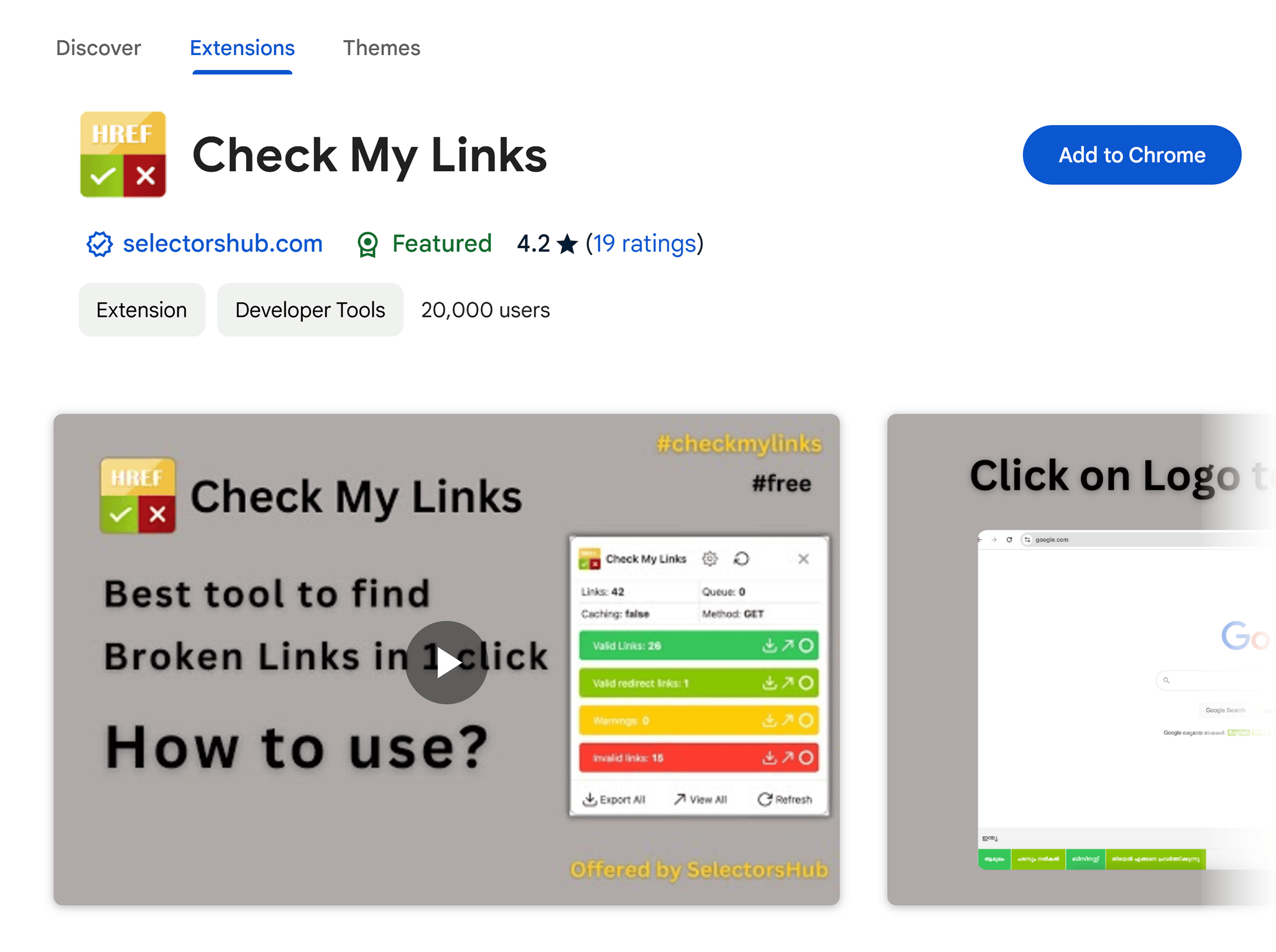 Check My Links – Chrome Web Store Check My Links – Chrome Web Store