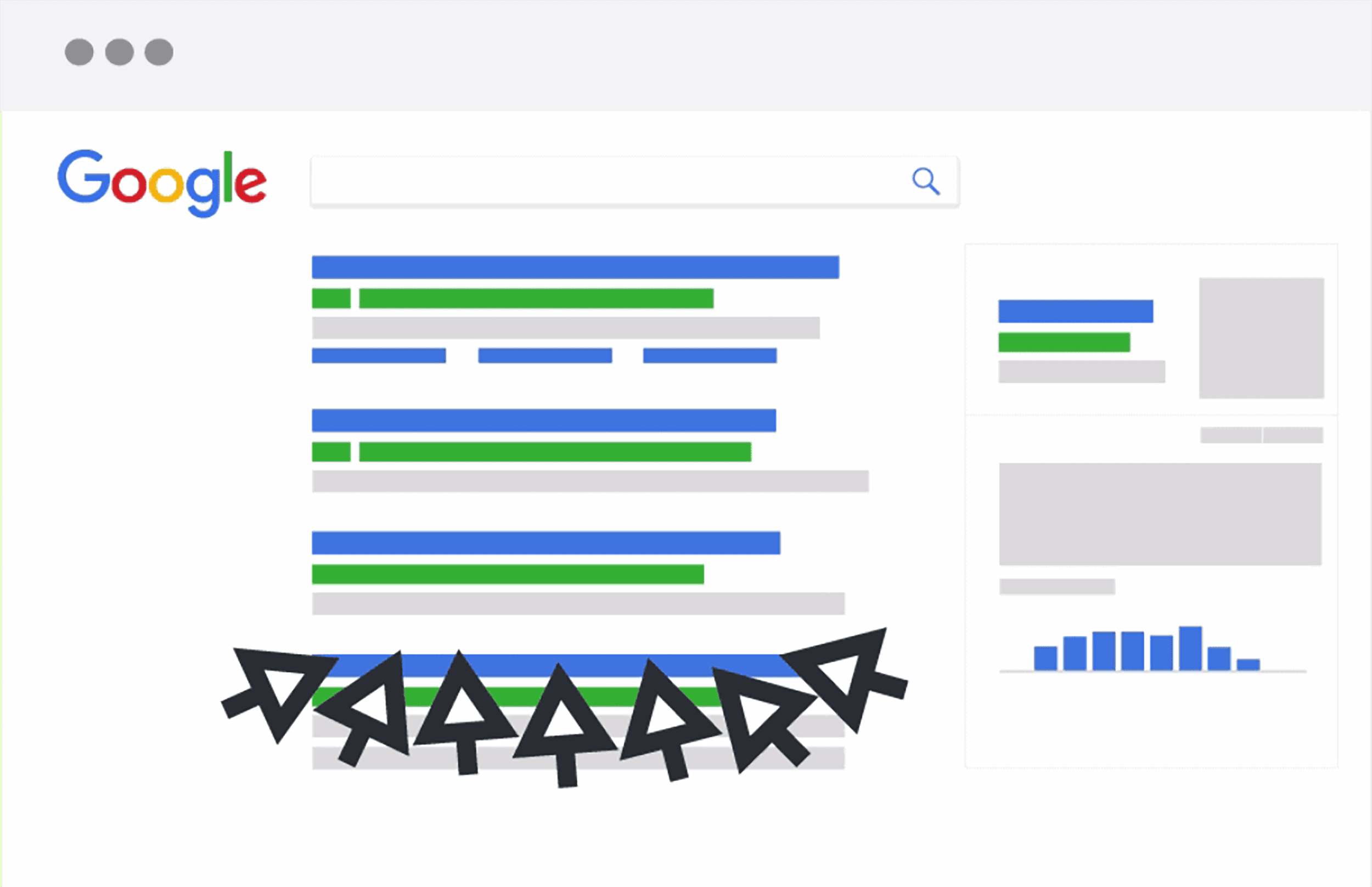 Clicking In SERPs Clicking In SERPs