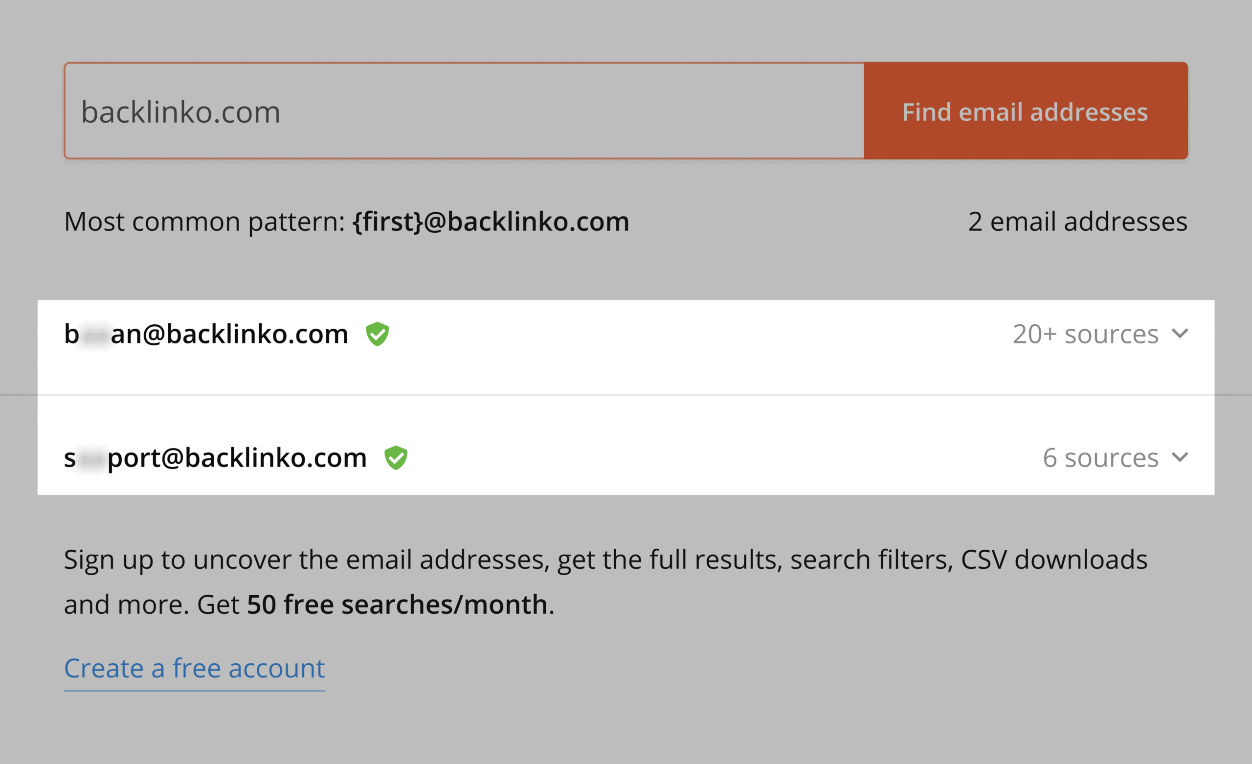 Email Results Email Results