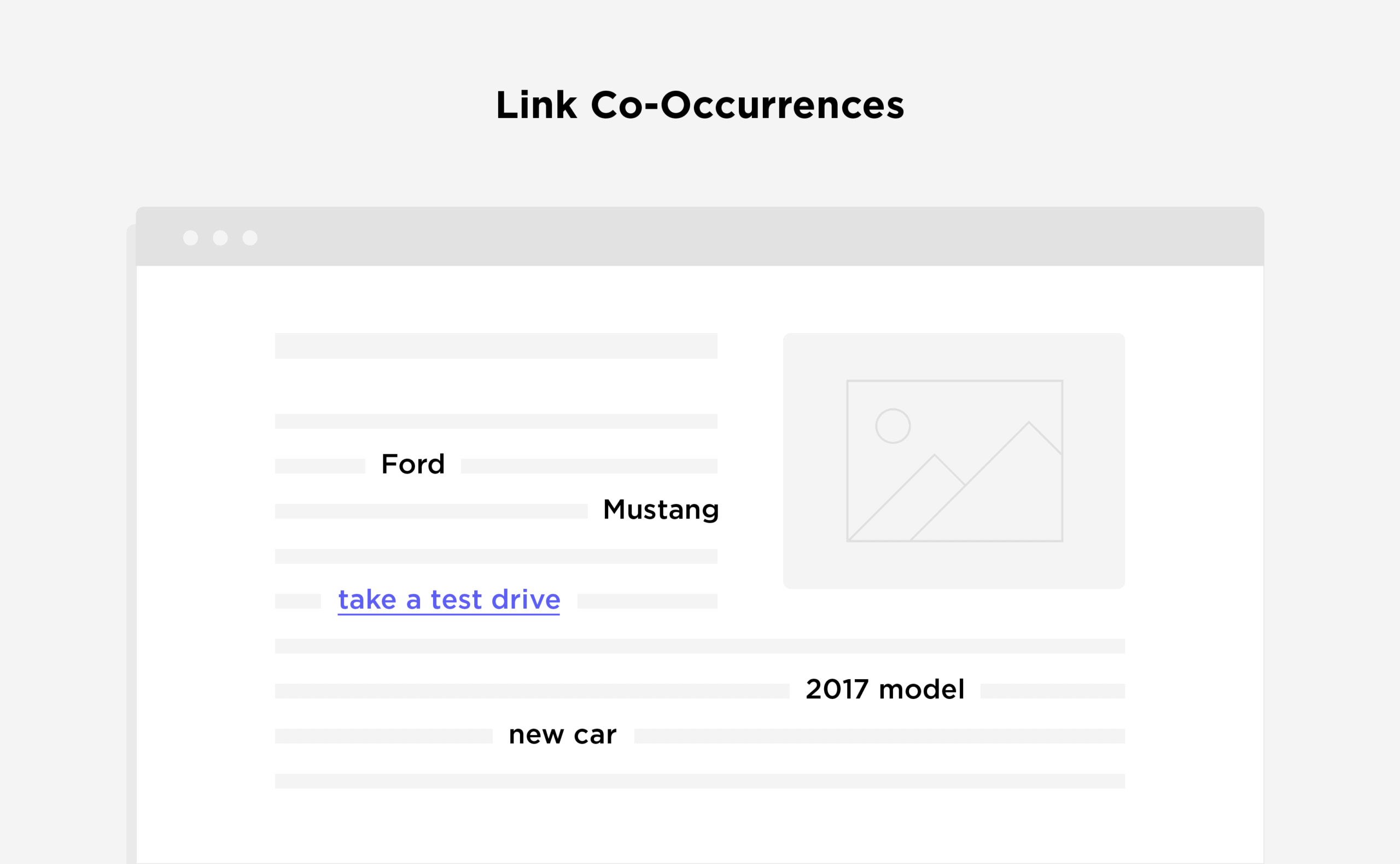 Link Co-Occurrences Link Co-Occurrences