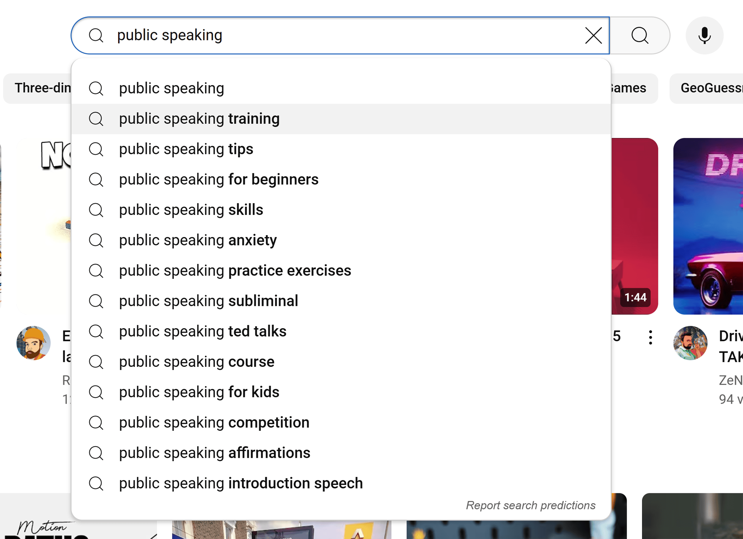 Youtube Suggest – Public Speaking Youtube Suggest – Public Speaking