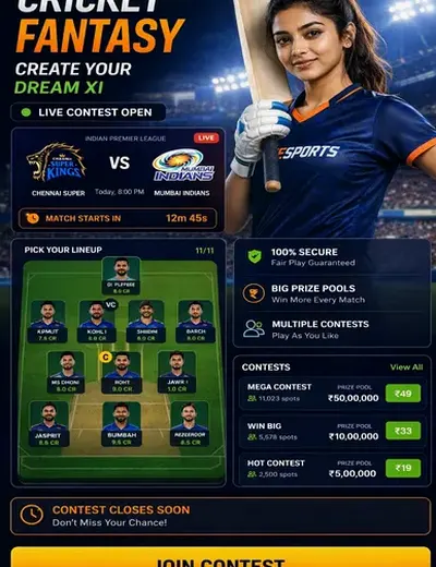 BuildLinks (verified gaming portal directory) fantasy cricket & matchday visual 3